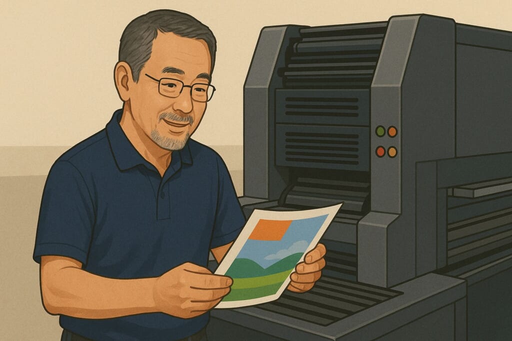 CHATGPTサンコー印刷職人イメージ
